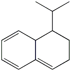 1,2,3,8a-Tetrahydro-1-isopropylnaphthalene Struktur