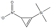 1-(Trimethylsilyl)-3-nitrocyclopropene Struktur