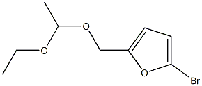 5-Bromo-2-[(1-ethoxyethoxy)methyl]furan Struktur