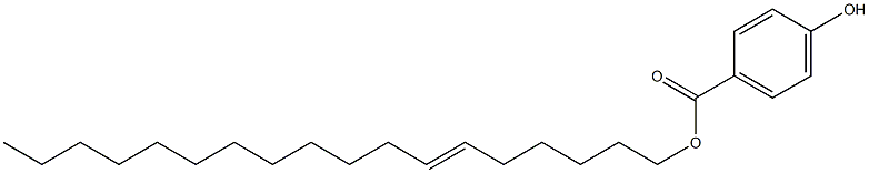 4-Hydroxybenzoic acid 6-octadecenyl ester Struktur