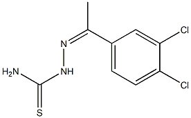 1-[1-(3,4-Dichlorophenyl)ethylidene]thiosemicarbazide Struktur