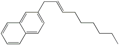 2-(2-Nonenyl)naphthalene Struktur