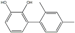 3-(2,4-Dimethylphenyl)benzene-1,2-diol Struktur