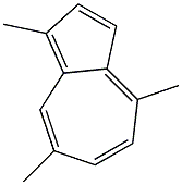 1,4,7-Trimethylazulene Struktur