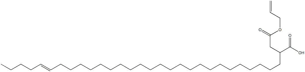 2-(24-Nonacosenyl)succinic acid 1-hydrogen 4-allyl ester Struktur