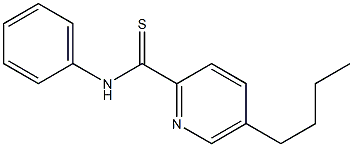 5-Butyl-N-phenyl-2-pyridinecarbothioamide Struktur