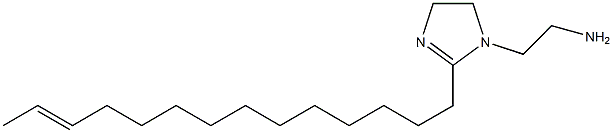 1-(2-Aminoethyl)-2-(12-tetradecenyl)-2-imidazoline Struktur