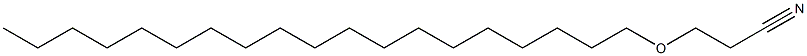 3-(Nonadecyloxy)propiononitrile Struktur