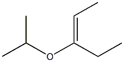 (E)-3-(Isopropyloxy)-2-pentene Struktur