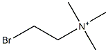 2-Bromo-N,N,N-trimethylethanaminium Struktur