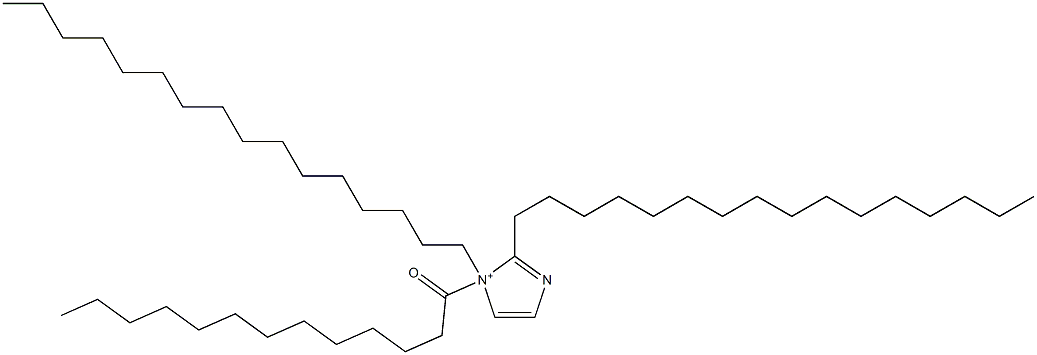 1,2-Dihexadecyl-1-tridecanoyl-1H-imidazol-1-ium Struktur