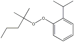 2-Isopropylphenyl 1,1-dimethylbutyl peroxide Struktur