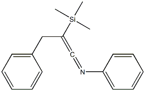 2-(Trimethylsilyl)-1-(phenylimino)-3-phenyl-1-propene Struktur