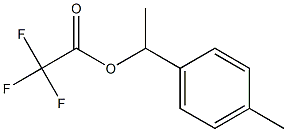 Trifluoroacetic acid 1-(4-methylphenyl)ethyl ester Struktur