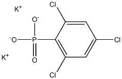 2,4,6-Trichlorophenylphosphonic acid dipotassium salt Struktur