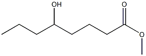 5-Hydroxyoctanoic acid methyl ester Struktur