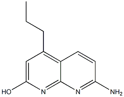 7-Amino-4-propyl-1,8-naphthyridin-2-ol Struktur