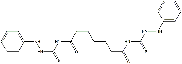 4,4'-Pimeloylbis[1-(phenyl)thiosemicarbazide] Struktur