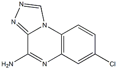 4-Amino-7-chloro[1,2,4]triazolo[4,3-a]quinoxaline Struktur