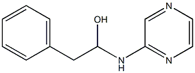 2-[[1-Hydroxy-2-phenylethyl]amino]pyrazine Struktur