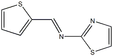 N-(Thiazole-2-yl)-2-thiophenemethanimine Struktur