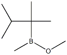 (1,1,2-Trimethylpropyl)(methyl)(methoxy)borane Struktur