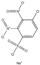 4-Chloro-2,3-dinitrobenzenesulfonic acid sodium salt Struktur