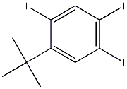 1-tert-Butyl-2,4,5-triiodobenzene Struktur