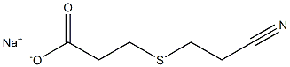 3-(2-Cyanoethylthio)propionic acid sodium salt Struktur