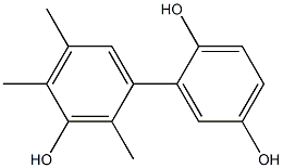 2',4',5'-Trimethyl-1,1'-biphenyl-2,3',5-triol Struktur