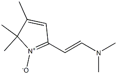 2,2,3-Trimethyl-5-[2-(dimethylamino)vinyl]-2H-pyrrole 1-oxide Struktur