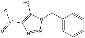 4-Nitro-1-(benzyl)-1H-1,2,3-triazol-5-ol Struktur