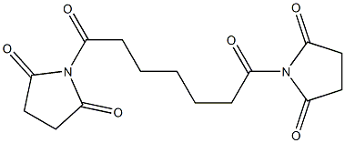 N,N'-(Pentamethylenebiscarbonyl)bissuccinimide Struktur