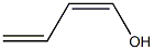 (1Z)-1,3-Butadiene-1-ol Struktur