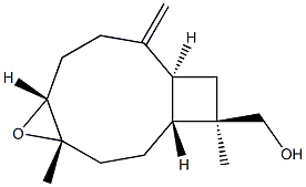 (1R,4S,5R,9S,11R)-4,5-Epoxy-4,11-dimethyl-8-methylenebicyclo[7.2.0]undecane-11-methanol Struktur