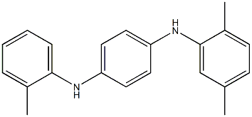 N-(2,5-Dimethylphenyl)-N'-(2-methylphenyl)-p-phenylenediamine Struktur