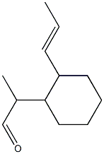 2-[2-(1-Propenyl)cyclohexyl]propanal Struktur