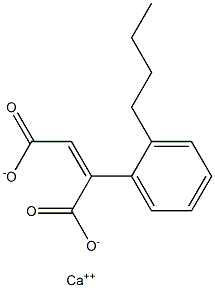 2-(2-Butylphenyl)maleic acid calcium salt Struktur