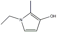 1-Ethyl-3-hydroxy-2-methyl-1H-pyrrole Struktur