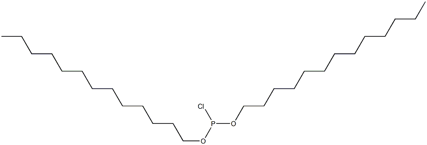 Chlorophosphonous acid di(tridecyl) ester Struktur