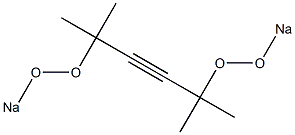 2,5-Dimethyl-2,5-bis(sodioperoxy)-3-hexyne Struktur