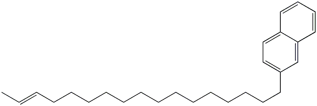 2-(15-Heptadecenyl)naphthalene Struktur