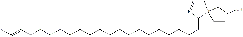 1-Ethyl-2-(19-henicosenyl)-1-(2-hydroxyethyl)-3-imidazoline-1-ium Struktur