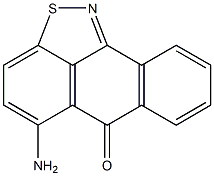 5-Amino-6H-anthra[9,1-cd]isothiazol-6-one Struktur