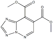 [1,2,4]Triazolo[1,5-b]pyridazine-7,8-dicarboxylic acid dimethyl ester Struktur