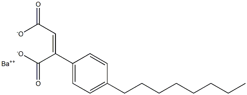 2-(4-Octylphenyl)maleic acid barium salt Struktur