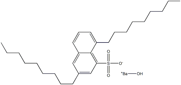 3,8-Dinonyl-1-naphthalenesulfonic acid hydroxybarium salt Struktur