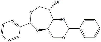 1-O,4-O:3-O,5-O-Dibenzylidene-D-xylitol Struktur