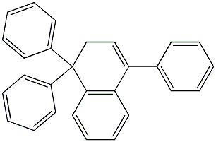 1,2-Dihydro-1,1,4-triphenylnaphthalene Struktur