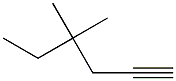 4,4-Dimethyl-1-hexyne Struktur